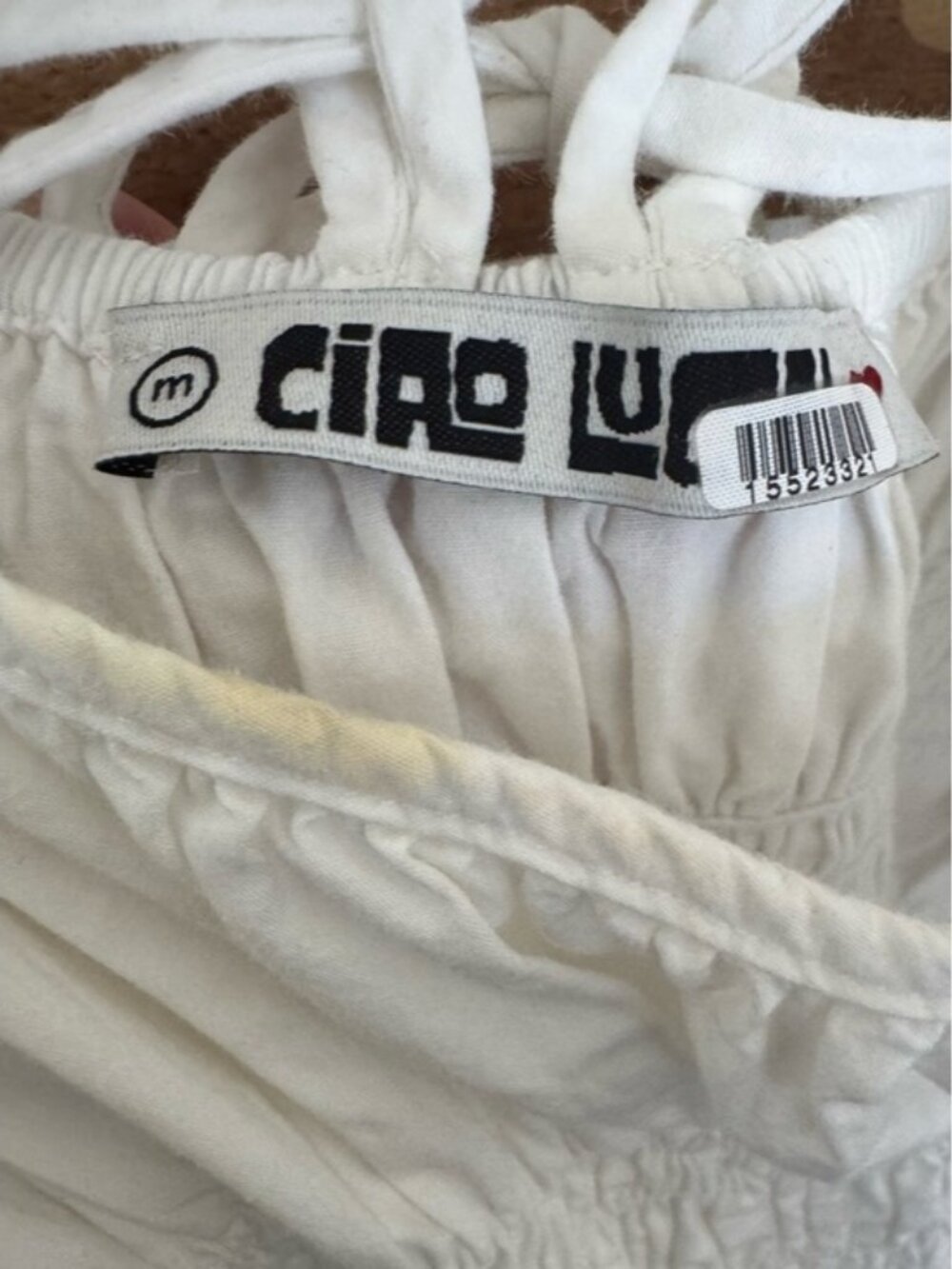 Ciao Lucia Volta Dress in White Size Medium. - Picture 7 of 11